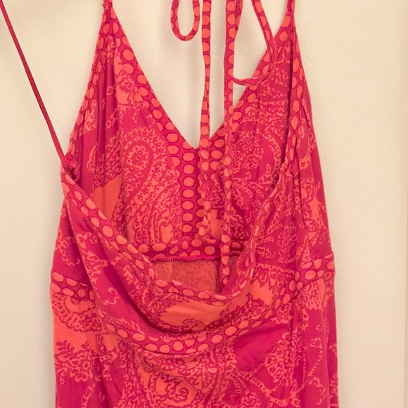 EXPRESS boho halter dress size S soft material - Picture 2 of 10